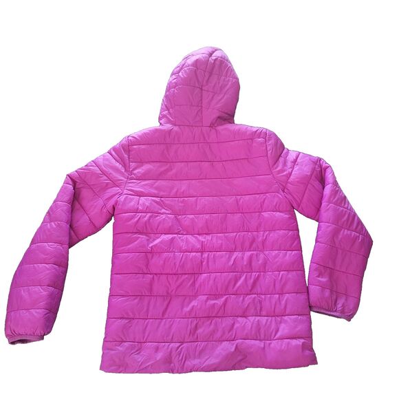 There Abouts Girls Purple Puffer Jacket Coat Size Kids Large Winter Fall Rain - Picture 2 of 3